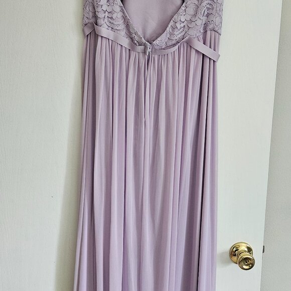 Open Back Lace and Mesh Bridesmaid Dress - Iris - Picture 2 of 5